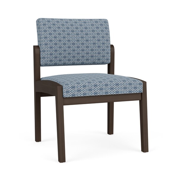 Lesro Lenox Armless Guest Chair, 22.5 in W 26 in L 31.5 in H LW1102 - main